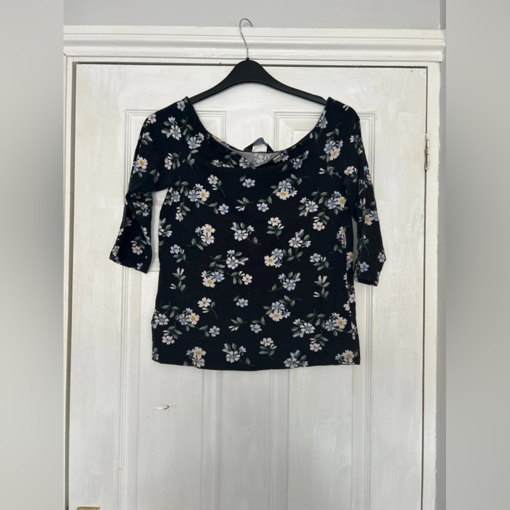 Dorothy Perkins Black Floral Blouse